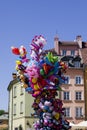 Balloons in the Old Town in Warsaw.