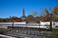 Old Town WMATA Metro Station, looking at the George Washington Masonic Temple