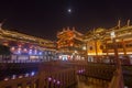 Old town Yuyuan district at night , Shanghai China