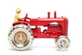 Old toy car Massey Harris Tractor Royalty Free Stock Photo