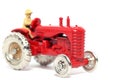 Old toy car Massey Harris Tractor #2 Royalty Free Stock Photo