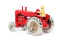 Old toy car Massey Harris Tractor #4 Royalty Free Stock Photo