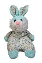 Old toy hare isolated on white background Royalty Free Stock Photo