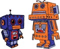 Old toy robots