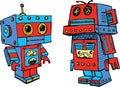 The old toy robots