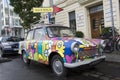 The old Trabant car in Berlin