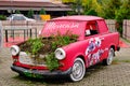 Old Trabant in Moneasa Royalty Free Stock Photo