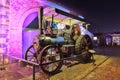 An old traction engine dating back to 1916 Royalty Free Stock Photo