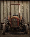 Old Tractor by Barn