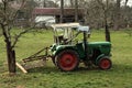 Old tractor on a farm Royalty Free Stock Photo