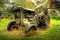 An Old Tractor in HDR Royalty Free Stock Photo