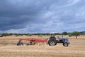 Old tractor and machinery