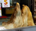 Old Tradition Culture China Macau Street Shark Fin Shop Chinese Dried Fish Maw Cuisine Delicacy Authentic Ethnic Food Seafood