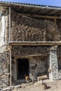 old traditional barn in Dagestan