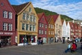 Old traditional buildings in Bergen Royalty Free Stock Photo
