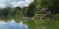 Old traditional chinese pavillon Royalty Free Stock Photo