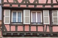Old traditional colorful half-timbered houses in Colmar, France Royalty Free Stock Photo