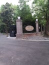 Old traditional entrance of shanghai hotel