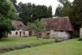 Old farmhouse and barn in Normandy