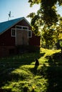 Old traditional finnish barn Royalty Free Stock Photo