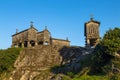 Old traditional horreo espigueiro granary