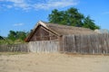 Old traditional house in Letea village, Danube Delta Royalty Free Stock Photo