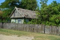 Old traditional house in Letea village, Danube Delta Royalty Free Stock Photo