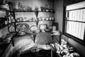 Old Traditional Irish Farmhouse Kitchen Pantry