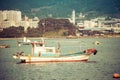 An old traditional Korean fishing boat