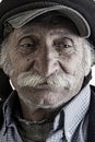 Old traditional lebanese man with mustache Royalty Free Stock Photo
