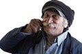 Old traditional lebanese man with mustache Royalty Free Stock Photo