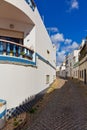 Old traditional portuguese street Royalty Free Stock Photo