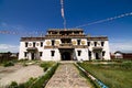 Old traditional religious lama buddhist temple, Mongolia Royalty Free Stock Photo