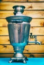 Old traditional Russian samovar Royalty Free Stock Photo