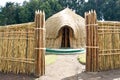 Old traditional rwandan King's hut Royalty Free Stock Photo