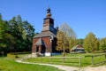 Old traditional Slovak wooden church, Stara Lubovna, Slovakia