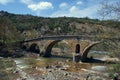 Old traditional stone made bridge at Epirus