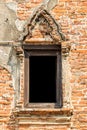 Old traditional Thai style window Royalty Free Stock Photo