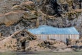 Old, traditional turf houses at Drangurinn in Drangshlid, Iceland Royalty Free Stock Photo