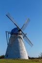 Old traditional windmill near Vihula Royalty Free Stock Photo