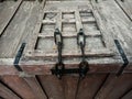 Old traditional wood box with textures. Royalty Free Stock Photo