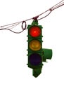 Old Traffic Light Royalty Free Stock Photo