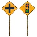 Old traffic sign Royalty Free Stock Photo