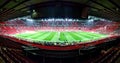 Old Trafford stadium panorama Royalty Free Stock Photo