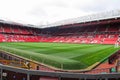 Old Trafford stadium, home stadium of Manchester United Football club.