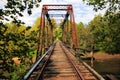 Old train bridge Royalty Free Stock Photo