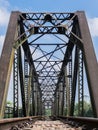 Old train bridge Royalty Free Stock Photo