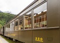 Old Train Car by Alaskan Mountain