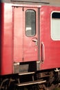 Old train door detail Royalty Free Stock Photo