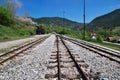 Old Train in Drvengrad, Serbia Royalty Free Stock Photo